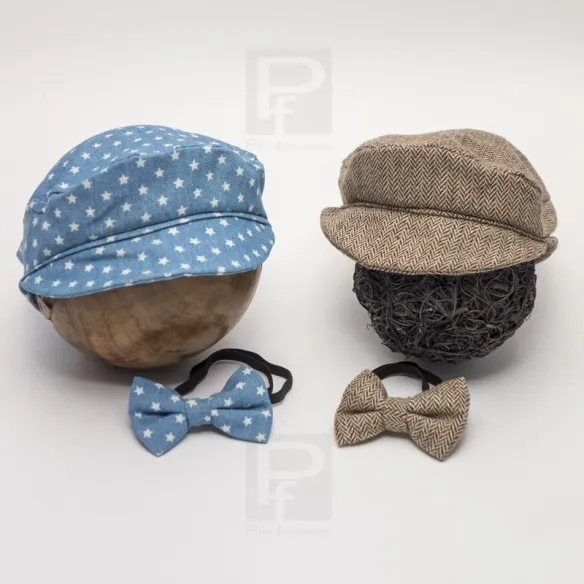 Conjunto gorra y pajarita