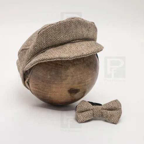 Conjunto gorra y pajarita