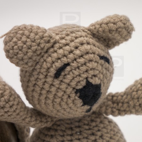 Conjunto gorro y osito