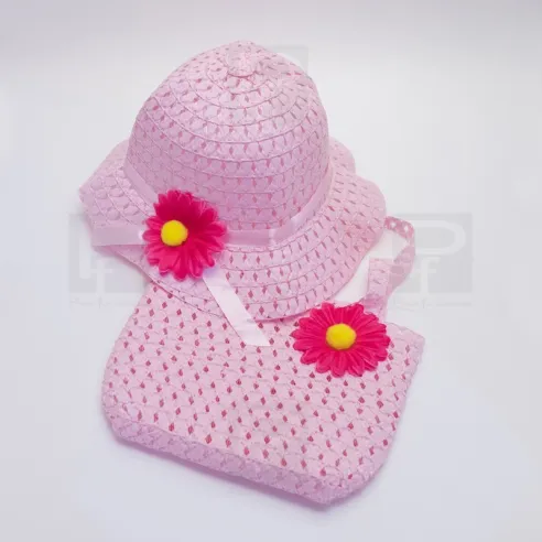 Conjunto sombrero y bolso