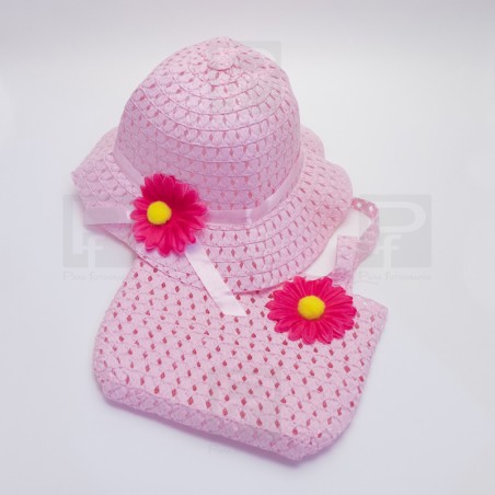 Conjunto sombrero y bolso