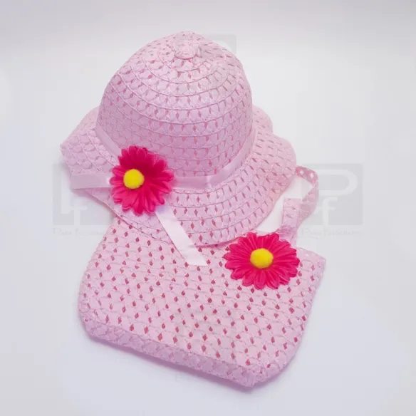 Conjunto sombrero y bolso