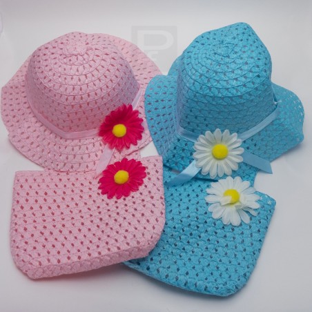 Conjunto sombrero y bolso