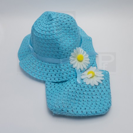 Conjunto sombrero y bolso