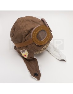 Gorrito aviador marrón 2