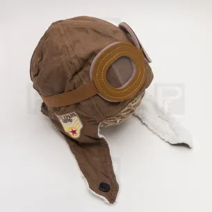 Gorrito aviador marrón 2