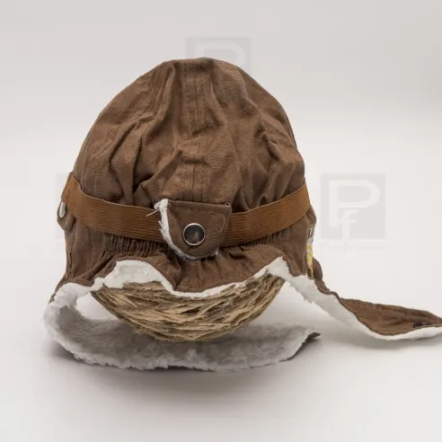 Gorrito aviador marrón