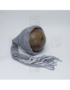 Conjunto pantalón y gorro a juego en color gris, para sesiones newborn 2