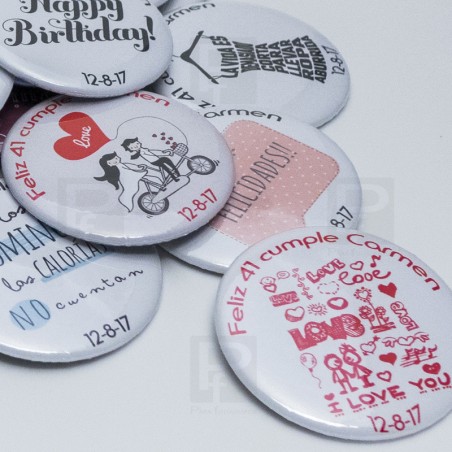 Chapas personalizadas 58mm