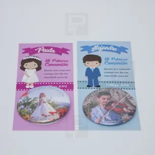 Chapas recordatorio de comunión para tus amigos, sorprenderás es nuevo 2