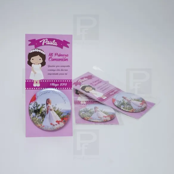 Chapas recordatorio de comunión para tus amigos, sorprenderás es nuevo
