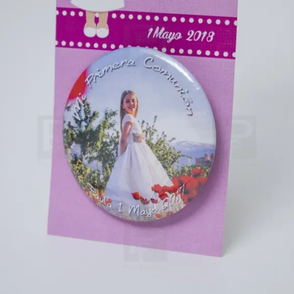 Chapas recordatorio de comunión para tus amigos, sorprenderás es nuevo