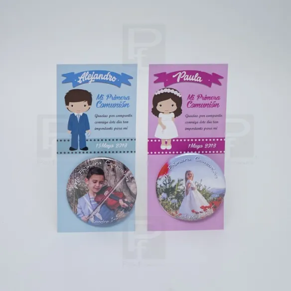 Chapas recordatorio de comunión para tus amigos, sorprenderás es nuevo