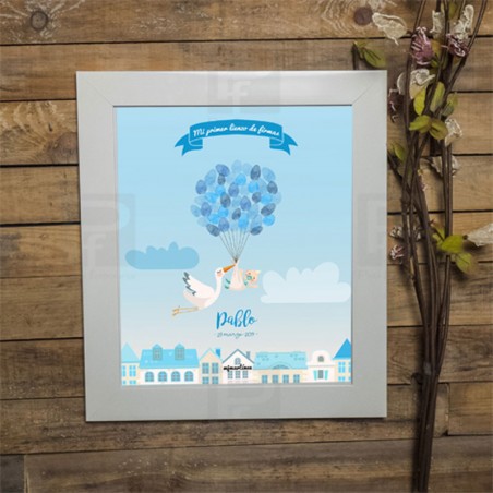 Árbol de huellas sin marco