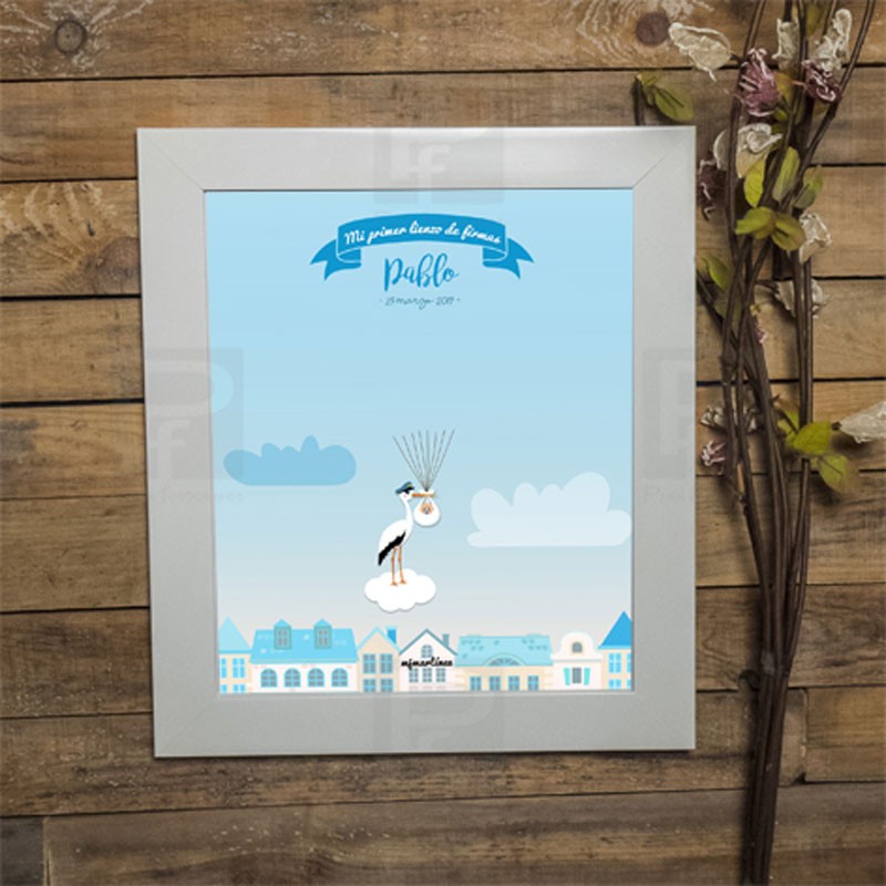 Árbol de huellas sin marco