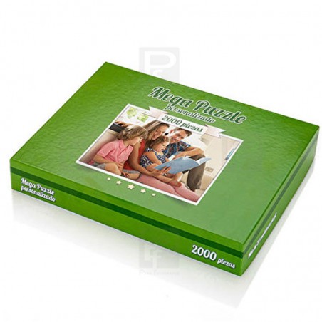 Puzzle cartón foto en caja