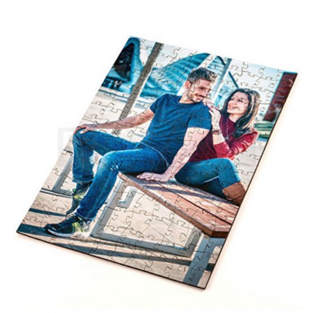 Puzzle cartón foto en caja
