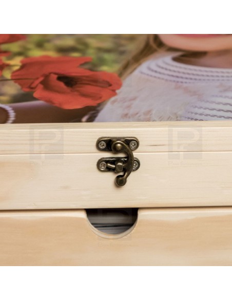Caja madera Luxe 30x30 2 pisos
