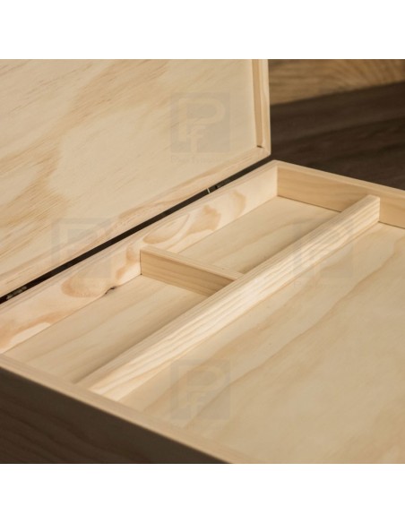 Caja madera Luxe 30x30 2 pisos