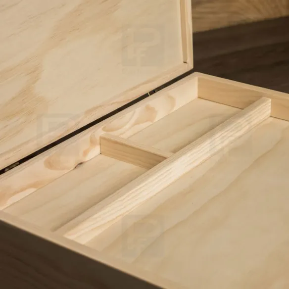 Caja madera Luxe 30x30 2 pisos