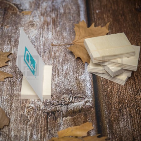 Taco madera plano lámina