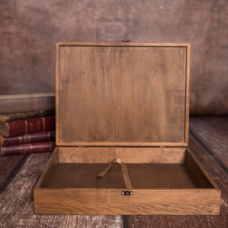 caja de madera para álbum