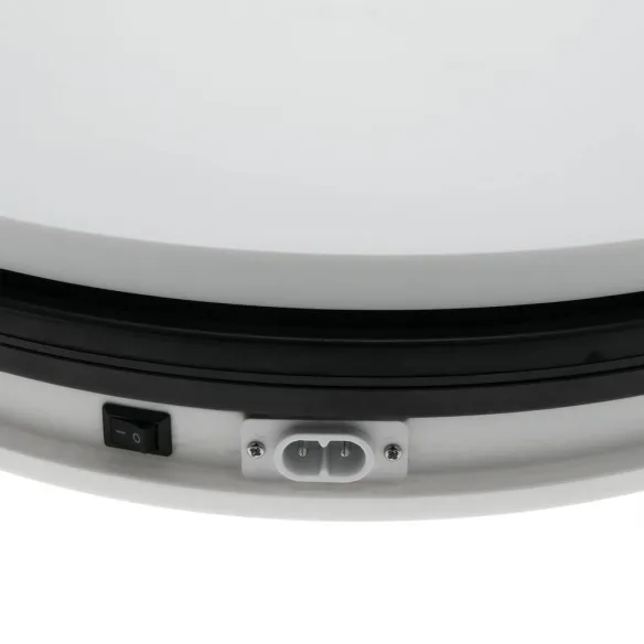 Base rotatoria eléctrica 35cm para fotografía producto y fotos 360 web