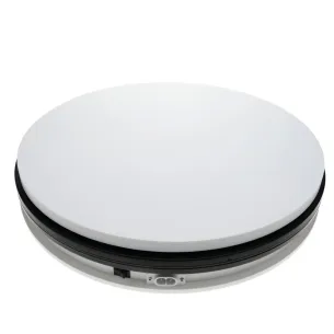 Base rotatoria eléctrica 35cm para fotografía producto y fotos 360 web