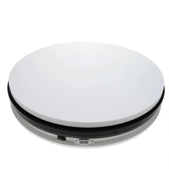 Base rotatoria eléctrica 35cm para fotografía producto y fotos 360 web