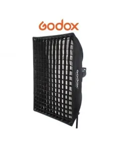 Ventana Godox 60x60 con montura bowens, difusor y grip, todo en uno.