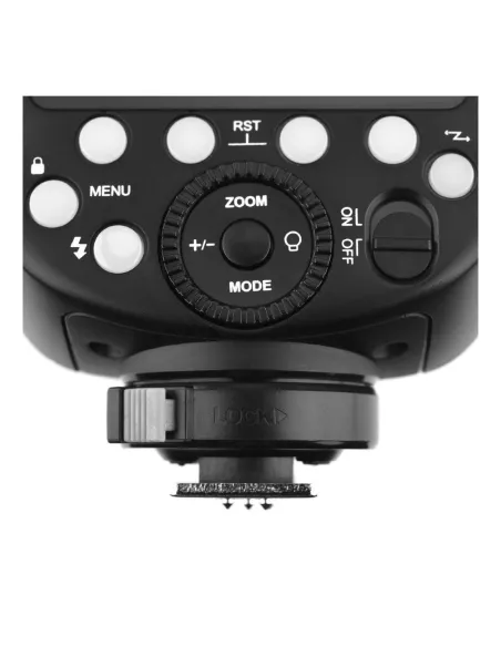 Flash Godox V1+Accesorios para control de luz, difusores, cabezal, etc.