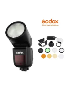 Godox V1 con accesorios
