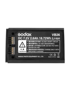 Bateria VB26 para flash godox V1, pequeña con amplia autonomía fotos.