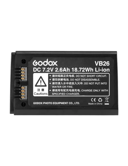 Bateria VB26 para flash godox V1, pequeña con amplia autonomía fotos.