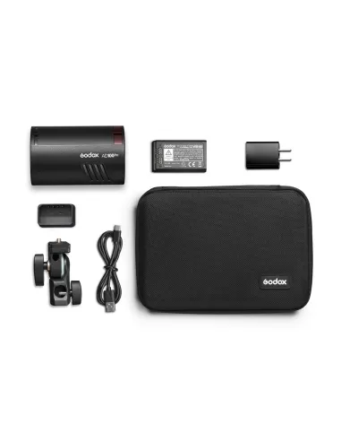 kit Flash godox Ad100pro + accesorios modificadores de luz AK-R1