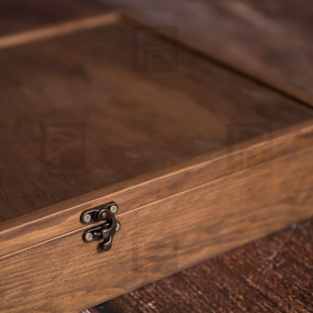 Cajas de madera para álbum 30x30 rústica