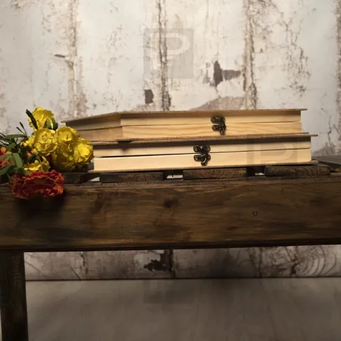 caja de madera para álbum mod. Simón
