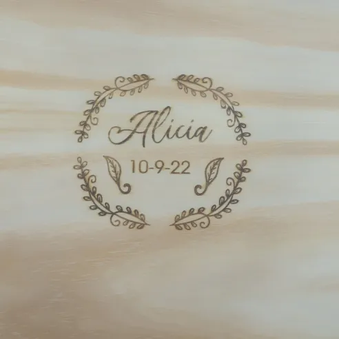 caja de madera para álbum mod. Simón