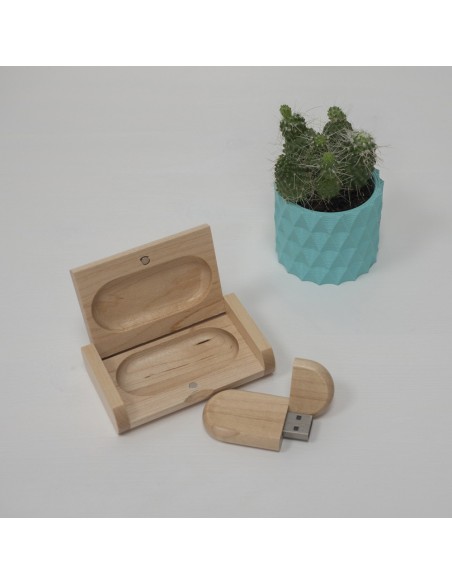 Pendrive con caja de madera para todo tipo de sesiones de fotografía