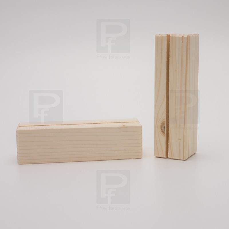 Taco madera para fotos tamaño 10cm, ideal para comunión grabado láser.