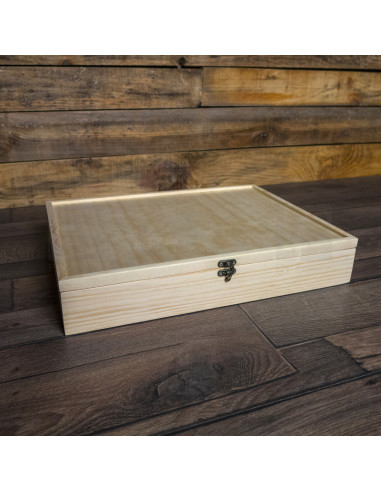 Caja madera álbum 30x30