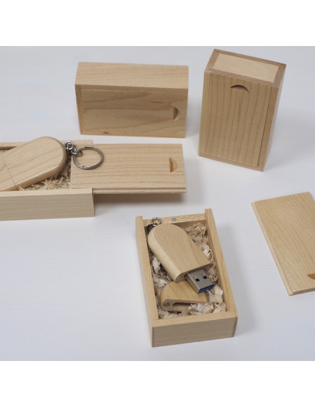 pendrive con caja para fotógrafos