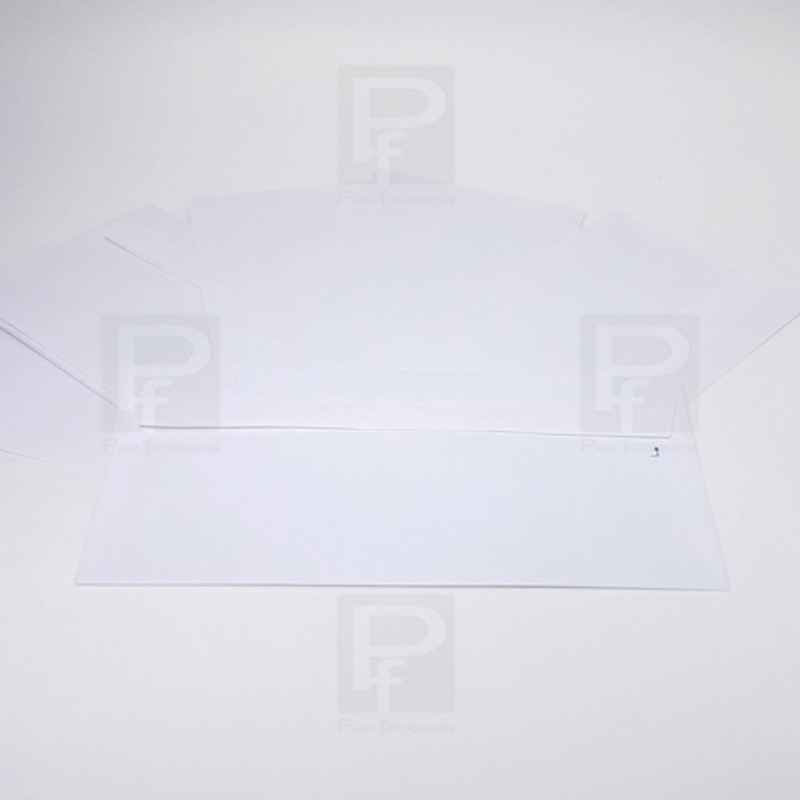 Pack 500 sobres blancos para fotos
