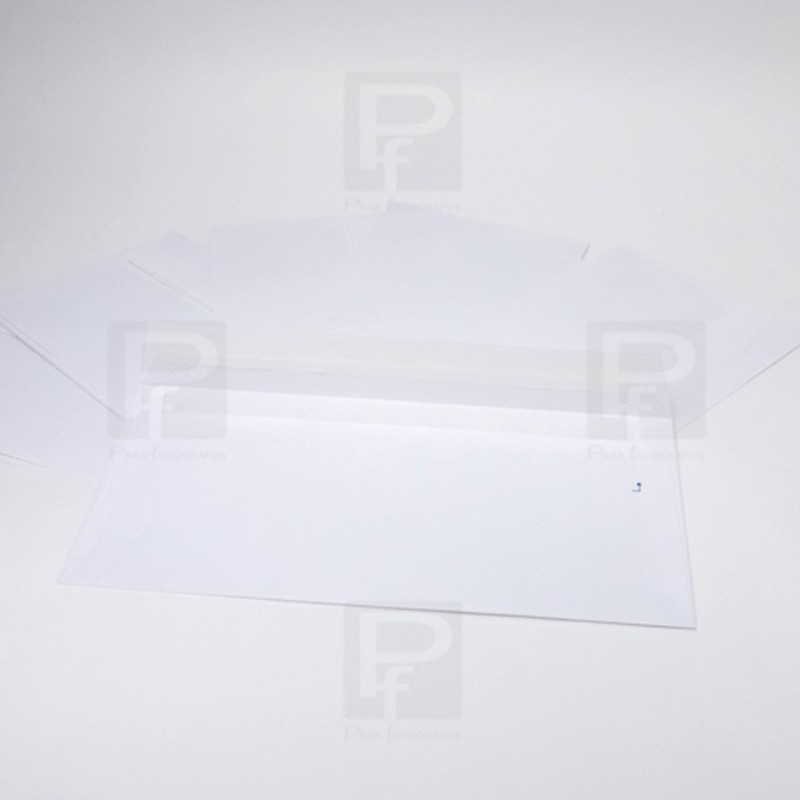 Pack 500 sobres blancos para fotos