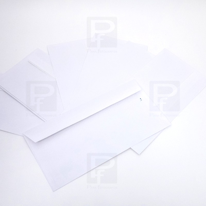 Pack 500 sobres blancos para fotos