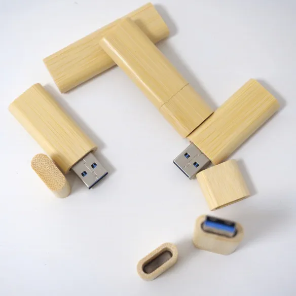 Pack 10 Pendrive madera para fotógrafos personalizados nombre o logo.