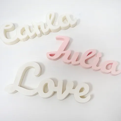 Tu nombre en 3D, el regalo más original con el que sorprenderás