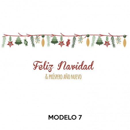 sobres personalizadas navidad