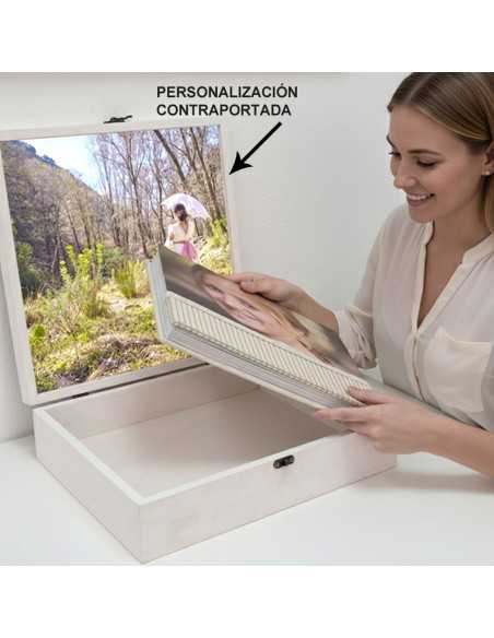 caja madera álbum caja madera álbum