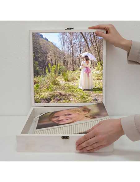 caja madera álbum caja madera álbum